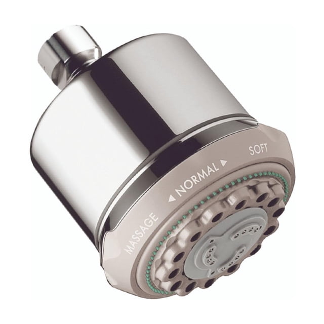 Alcachofa de ducha hansgrohe Clubmaster de 10 cm con 3 pulverizadores cromados 28496001