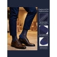 thumbnail image 6 of Deago 2 Pairs Mens Ultra Thin Sheer Dress Socks Soft Nylon Mid Calf Silky Transparent Summer Cool Business Socks Work Trouser Sox, 6 of 7