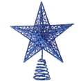 thumbnail image 1 of Metal Christmas Topper Star Star brillando Arte Hollow Star Ornament, 1 of 7