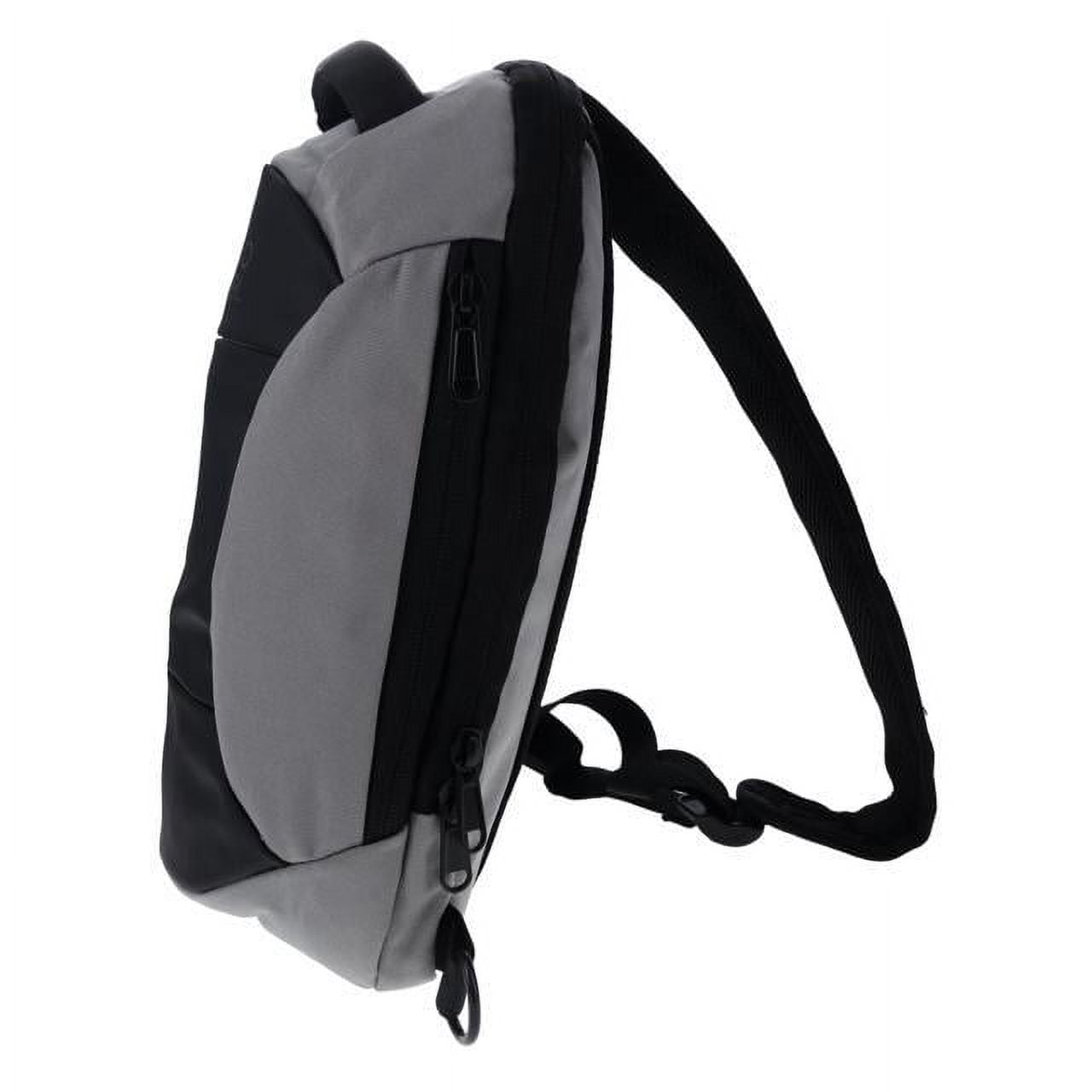 Scipio Sling Bag with USB Port KB18611E Small Crossbody Bag - Small Travel Backpack One Strap Backpack for Men or Women - Black
