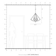 Livex Lighting Diamond 6 Light Chandelier in Polished Brass