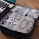 thumbnail image 4 of Organizador de Viaje para Accesorios Electrónicos, Estuche Portátil para Tecnología, Regalos de Viaje para Hombres, Bolsa de Almacenamiento de Cables de Tres Capas para Cable, Cargador, Unidad Flash,, 4 of 6