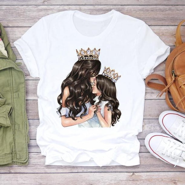 Mujeres dibujos animados Super Mom Life Momlife Mama madre verano estampado señora camisetas Top camiseta señoras mujeres gráfico camiseta femenina Tan Jianjun unisex
