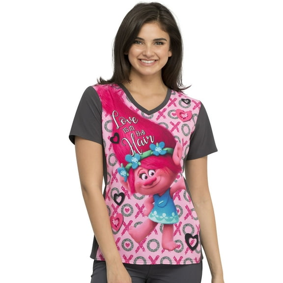 Tooniforms V-Neck Women Medical Scrub Top TF627