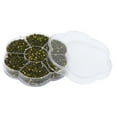 thumbnail image 1 of 14400Pcs Strass à Dos Plat Éblouissante Coloré Bricolage Strass Irisés Robustes Perles Rondes pour la Manucure MakeupLemon Jaune, 1 of 8