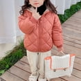 thumbnail image 3 of URMAGIC Toddler Kid Little Girl Boy Hooded Jacket Fleece Puffer Coat Outerwear, 3 of 4