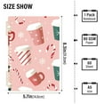 thumbnail image 2 of FORMRS 1-Subject Spiral Notebook 8" x 5" College Ruled 60 Refillable Sheet A5 Hard Cover, 2 Pack, Pink Christmas Cups, 2 of 7