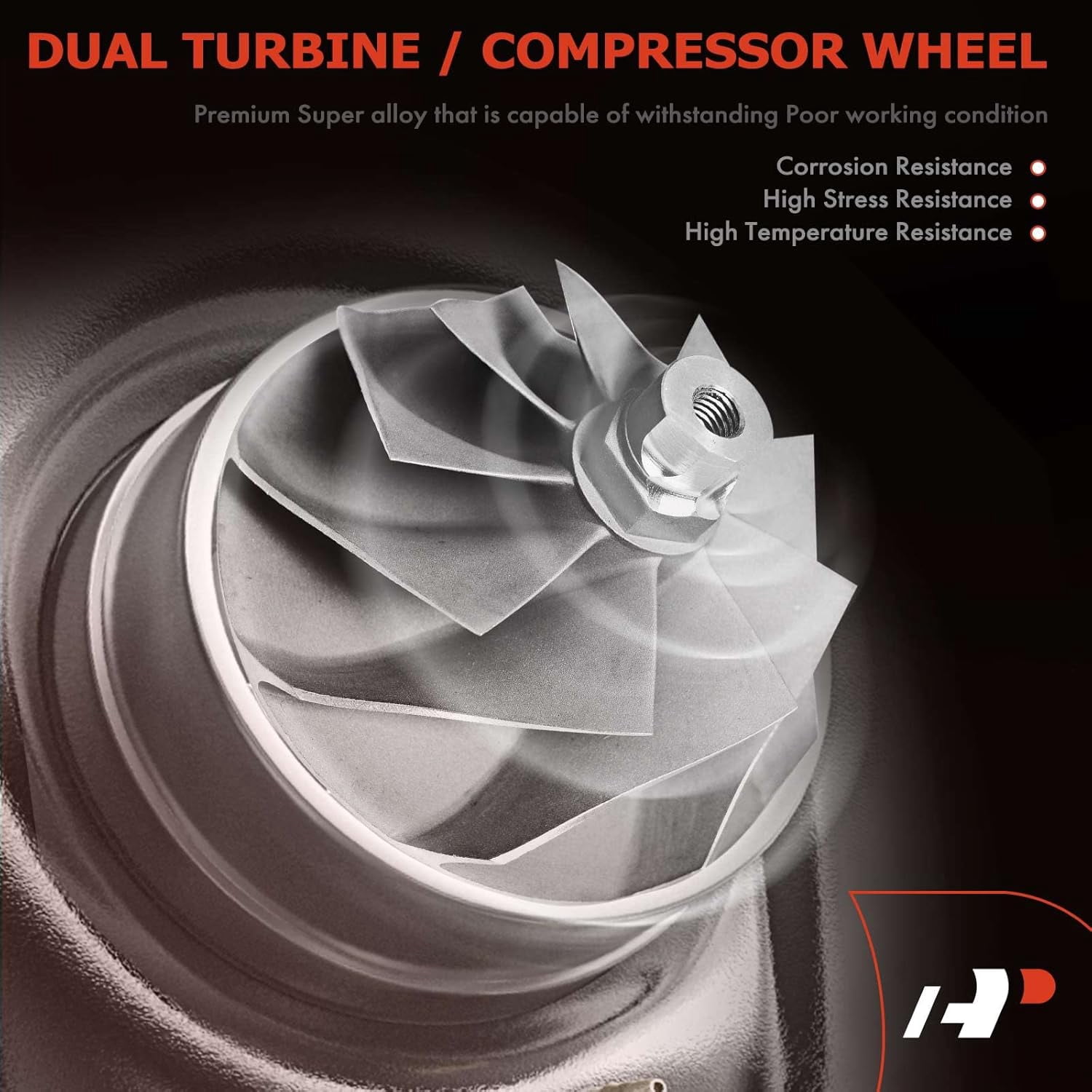 A-Premium Complete Turbo Turbocharger Kit, with Wastegate Actuator, Compatible with Isuzu NPR NQR 4HK1, GMC W3500/4500/5500 Forward & Chevy W3500/4500/5500 Tiltmaster, 2005-2009 5.2L Diesel