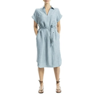 knee length dresses for ladies Cornelia Poplin Midi Dress main image 1