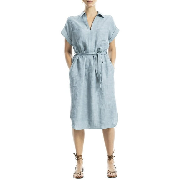 Max Studio womens Midi Shirt Dress, l