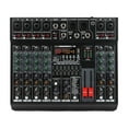 thumbnail image 1 of Professional Sound Mixer 6/8 Channel 48V 2 AUX Mixing Console 99 Digital Effect USB Recording, 1 of 5