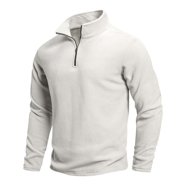 pstuiky Camisas casuales de manga larga para hombre, Sudadera con capucha para hombre, estilo casual, de color liso, de manga larga y con cremallera, estilo cárdigan top de hombre s