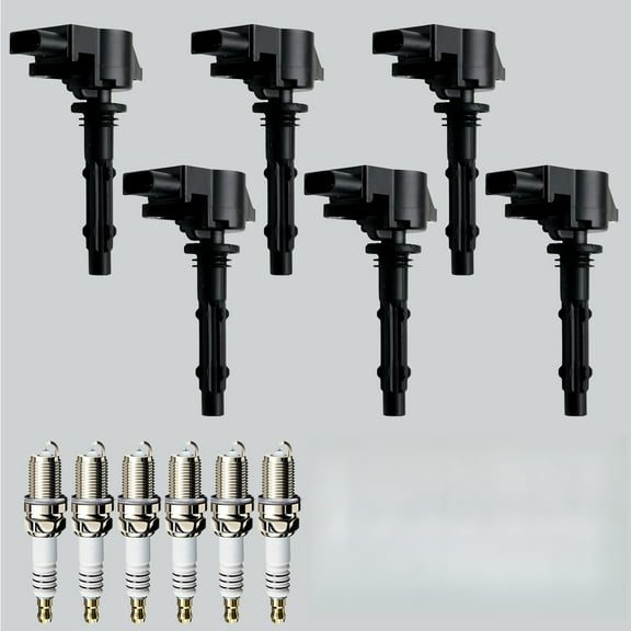 6 Ignition Coil & 6 Spark Plug  For Mercedes-Benz C300 C350 E350 ML350 UF535