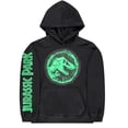 thumbnail image 6 of Jurassic Park Boys Pullover Hoodie, Dinosaur Graphic Fleece Sweatshirt, Black, Sizes 420, 6 of 9
