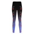 thumbnail image 2 of Gibobby Leggings deportivos mujer Leggings de cintura alta con estampado navideño para mujer, adecuados para yoga, correr, fitness diario(Gris,XG), 2 of 4