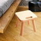 thumbnail image 4 of Reposapiés de madera, taburete para pies, muebles, taburete con escalón, reposapiés, taburete otomano para guardería, oficina, entrada, sofá, hogar, 4 of 6