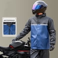 thumbnail image 2 of Men's Motorcycle Rain Suit, Two Piece Waterproof Riding Gear, Heavy Rain Jacket and Pants Set for Cycling and Outdoor Activities, 2 of 4