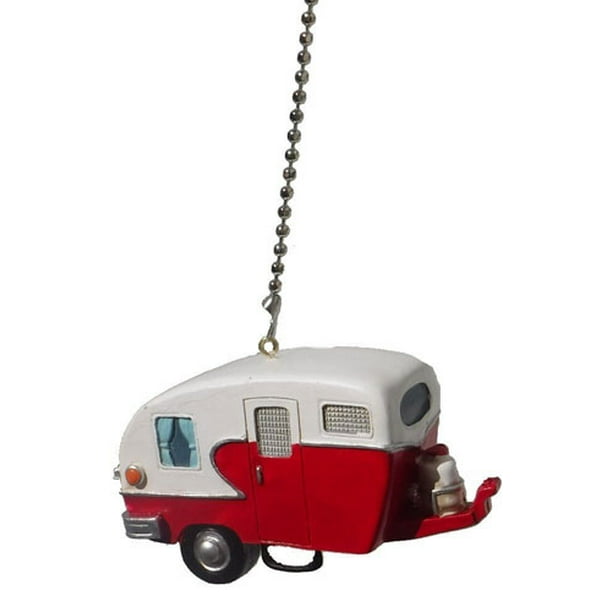 Red Retro Camper Ceiling Fan Pull Com Red Retro Camper Ceiling Fan Pull, Red Vintage Style Ceiling Fan