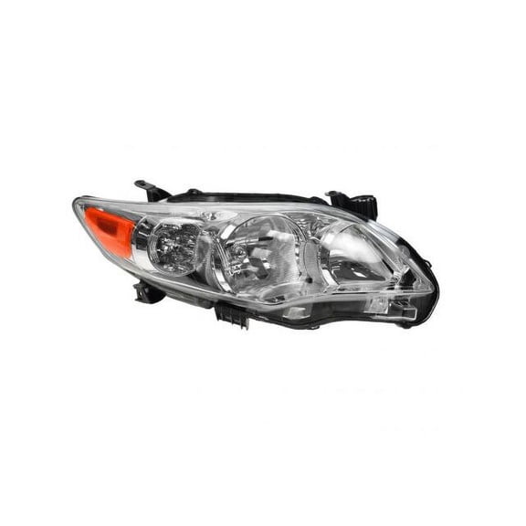 Right Headlight Assembly - Compatible with 2011 - 2013 Toyota Corolla 2012