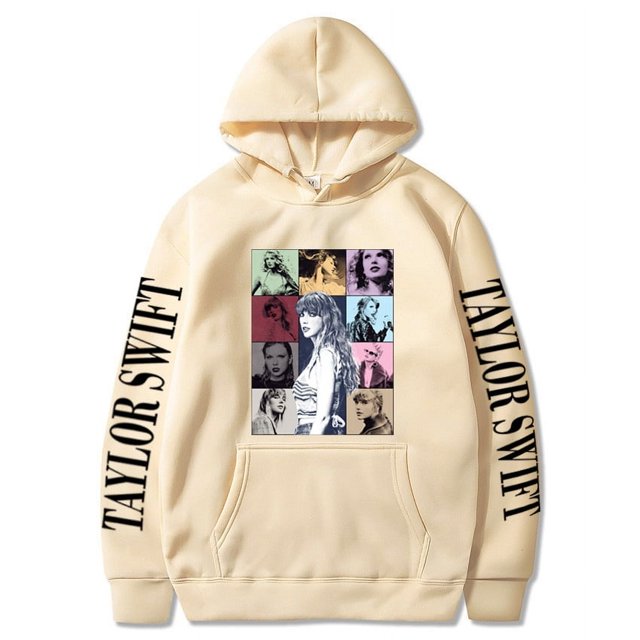 Taylor Swift Men'S And Women'S Casual Sports Hooded Sweatshirt Loose Thread Bottom Hem Sweatshirt Jacket
