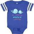 thumbnail image 3 of Inktastic My Auntie Whale-y Loves Me Boys or Girls Baby Bodysuit, 3 of 5