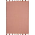 thumbnail image 2 of Nourison Otto Solid Orange 5' x 7'6" Area Rug, (5x8), 2 of 8
