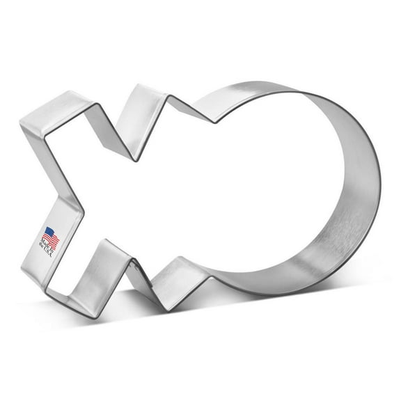 XO Hugs and Kisses Cookie Cutter 4.25 in B1119 - Foose Cookie Cutters - USA Tin Plated Steel