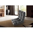 thumbnail image 1 of Velago Clam Adjustable Folding Plush Floor Gaming Chair, 1 of 1
