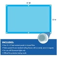 thumbnail image 4 of Educational Insights The Original Fluorescent Light Filters: Tranquil Blue 4-Pack, Fluorescent Light Covers, Easy Install for Classrooms, Office, Hospitals & Home, Teacher Classroom Decor, 4 of 4