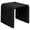 Black, variant on Cahya Square Woven Rattan End Table Black