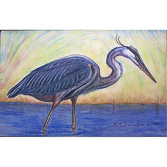 Betsy Drake Interiors Great Blue Heron Place Mat Set of 4