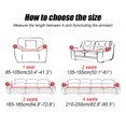 thumbnail image 2 of 1/2/3/4 Seats Spandex Elastic Stretch Sofa Armchair Cover with Pleated Ruffled Skirt for Living Room Couch, 2 of 9