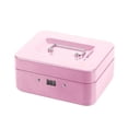 thumbnail image 1 of HLONK Safe Home Shop Steel Mini Money Box Security Cash Box Storage Box for Coin Money, 1 of 21