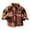 Brown, variant on MXIEZI Toddler Kids Long Sleeve Spring Fall Blouses Tops 6M-9T Boys Button-Down Plaid Shirts Breathable Boys Dress Shirt for Baby