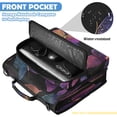 thumbnail image 6 of Zipper Binder with Shoulder Strap 2 inch 3 Ring Waterproof File Folder Organizer Bag 500 Sheet Colorful Butterfly, 6 of 8