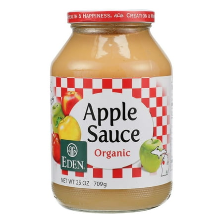 (12 Pack)Eden Foods 100% Organic Applesauce, 25 Oz