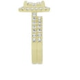 thumbnail image 5 of Unique Moments Lab Grown 2 Carat Diamond Radiant Bridal Set, Engagement Ring for Women 14K Yellow Gold, 5 of 5