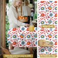 thumbnail image 5 of Pioneer Flower Floral Print Pattern Round Tablecloth 60 X 60 Inch, Wrinkle Resistant Wipeable Table Cloth for Kitchen Dining Picnic Patio Party, 5 of 6