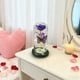 thumbnail image 5 of Cheapark Valentines Day Preserved Rose in Glass Dome with Gold Foil Gift Butterfly Ornament for Home Desk Table Romantic Decor, 5 of 6