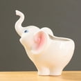 thumbnail image 5 of Masteelf  Elephant Ceramic Flowerpot Decoration Succulent Container Colorful, 5 of 8