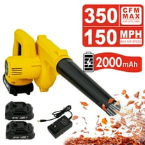 BAOKALER Cordless Mini Leaf Blower 20V Max Battery, Handle Electric Blower and Vacuum Cleaner with 2 Battery for Pet Hair,Crumb,Dust Cleaning