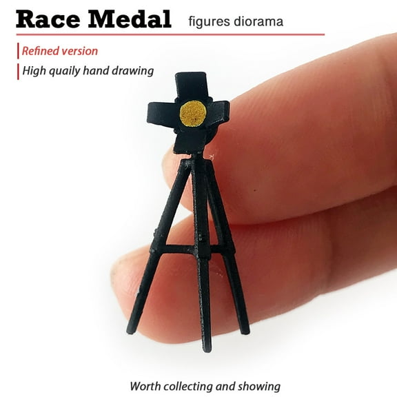 LOLIPPYY 2pcs Miniature Camera Tripod Stand For Dollhouse Decor Mini Photography Accessory And Model For Micro Landscape And Scene Decoration