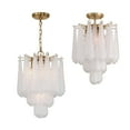 thumbnail image 4 of Crystorama Lighting Group OLL-6004-AG-GR_CEILING Ollie 4 Light 14" Wide Semi-Flush Ceiling, 4 of 7