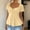 Yellow, variant on Danhjin Women's Peplum Tops V Neck Short Sleeve Tie Front Babydoll Shirts Soild Color Ruched Neckline Top Flowy Boho Tunic Top Summer Loose Shirts