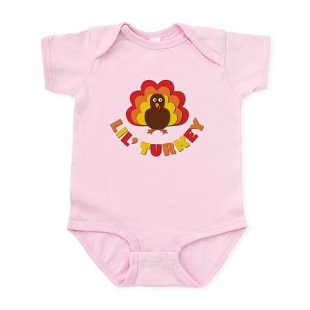 

CafePress - Lil Turkey Infant Bodysuit - Baby Light Bodysuit Size Newborn - 24 Months