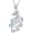Dragon, variant on Animals Moonstone Pendant Necklaces, 925 Sterling Silver Owl/Dragon/Hummingbird/Phoenix/Butterfly Necklace for Women, Moonstone Jewelry Gift for Mother Wife Lover, Birthday Christmas Anniversa