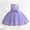 Purple, variant on Dpytoraw Children's Mesh Dress Dress Stylish Little Girl Dress Girls Floral Dresses Size 6-7 Years