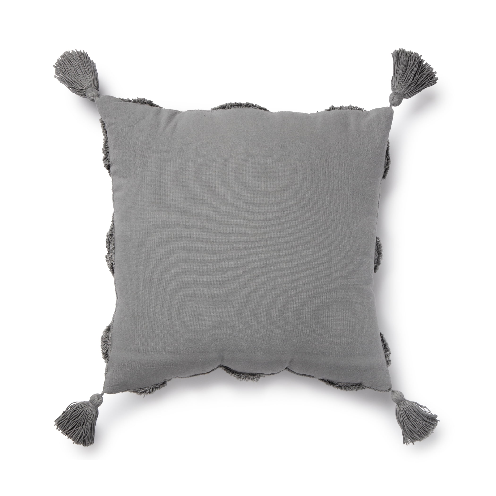 Windham Black Square Embellished Decorative Throw Pillow 18 x 18 By –  Latest Bedding