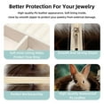 thumbnail image 3 of Easter Travel Portable Jewelry Box - Square Organizer Box with Bracelet Holder, Earring Organizer – Store Rings, Earrings, Necklaces, Bracelets, and More! Suitable for Girls and Women, 3 of 6