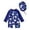 00-White47, variant on Byoo One Piece Swimsuit for Newborn Boy Long Sleeve Beach Sporty Lightweight Swimwear with Hat,Blue